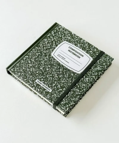 Sổ kẻ ngang khổ vuông - Đen Pepper